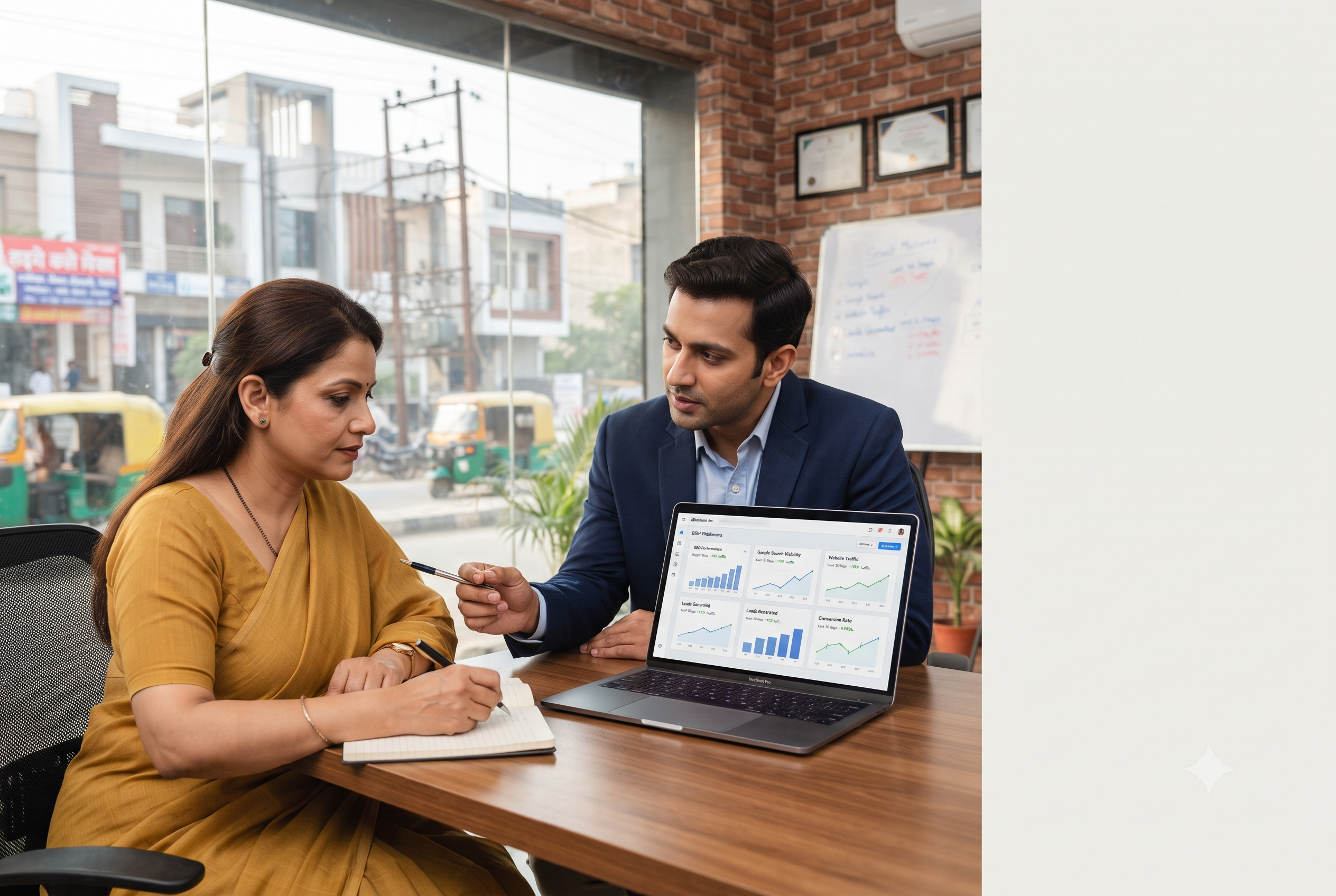Digital marketing team helping local businesses grow in Prayagraj
